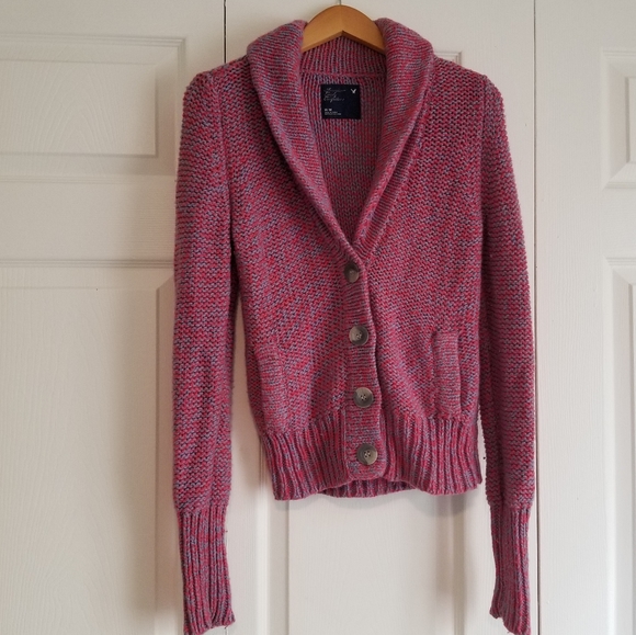 AEO chunky sweater cardigan - Picture 4 of 6